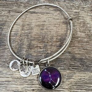 Alex and Ani Big Dipper Constellation Bangle – Silver Tone – 2016